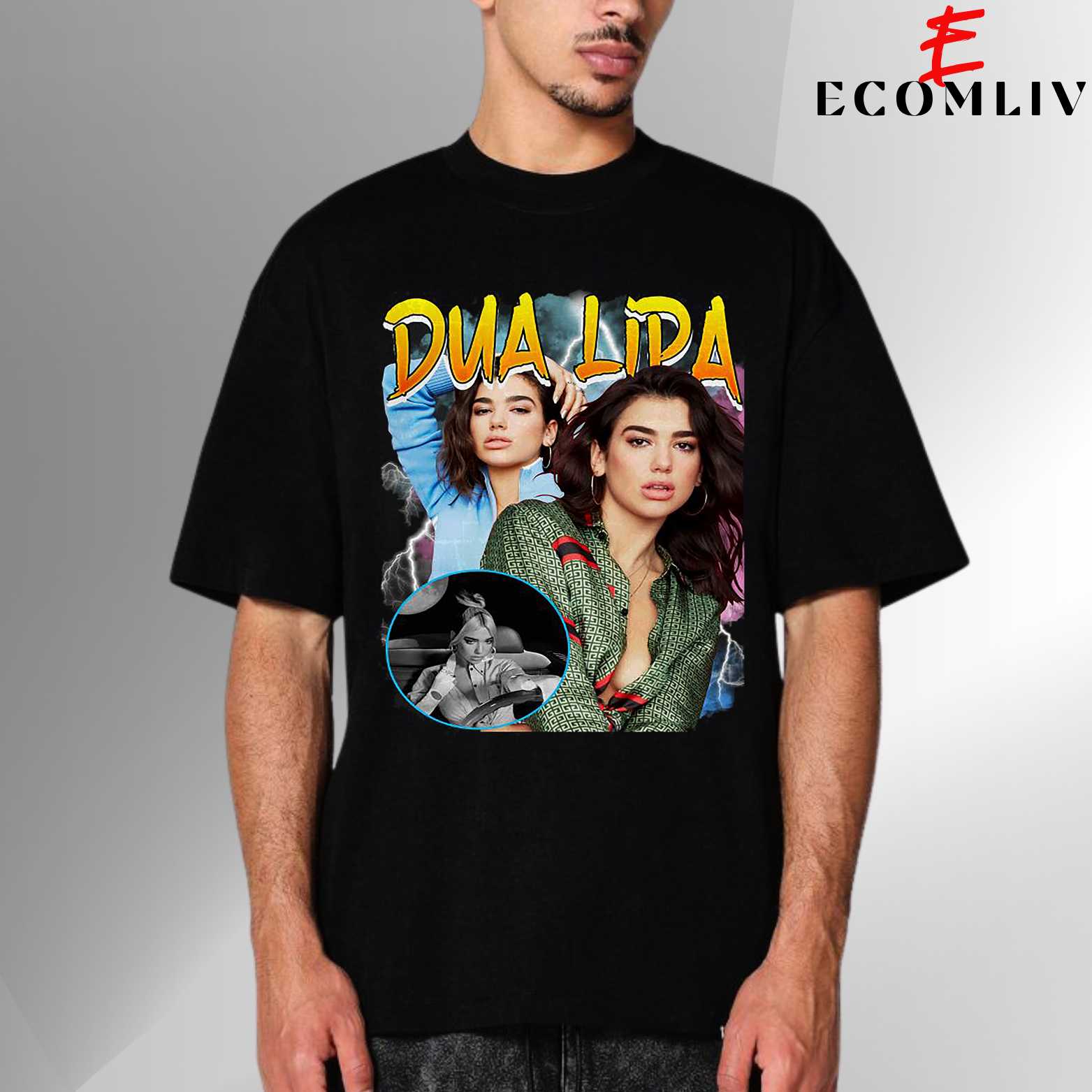Dua Lipa Shirt, Streetwear Merch Music, Fan Collector Gift